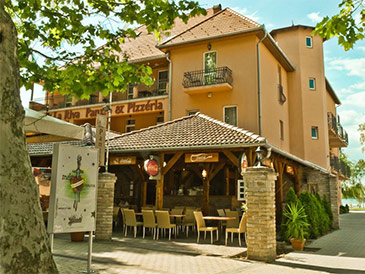3* Hotel La Riva.Hotels in Siofok. Sights. Summer vacation at Lake Balaton. Holidays in Hungary.