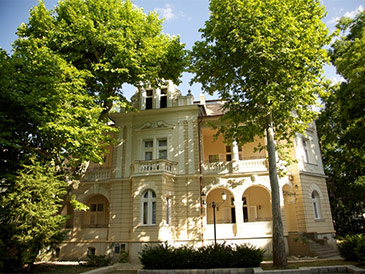 Hotel Jokai Villa.Hotels in Siofok. Sights. Summer vacation at Lake Balaton. Holidays in Hungary.